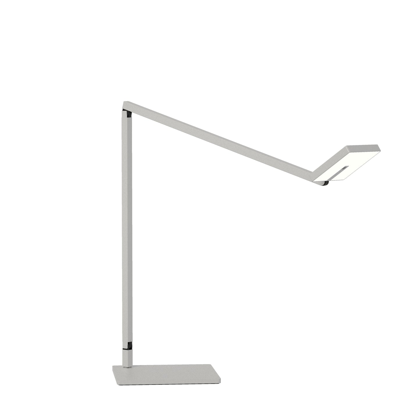 Focaccia Desk Lamp Silver Desk Base Fcd 2 Sil Dsk by Koncept Inc