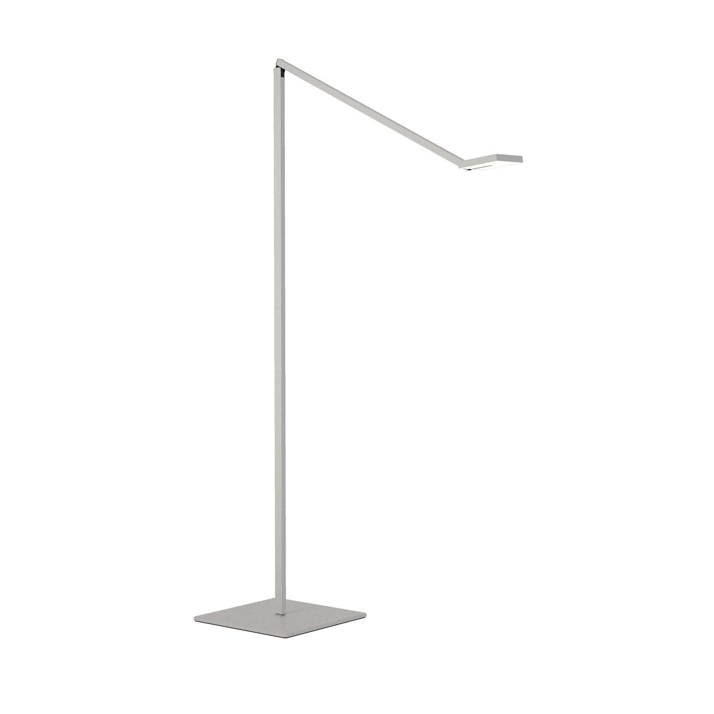 Focaccia Floor Lamp Silver Fcf Sil by Koncept Inc