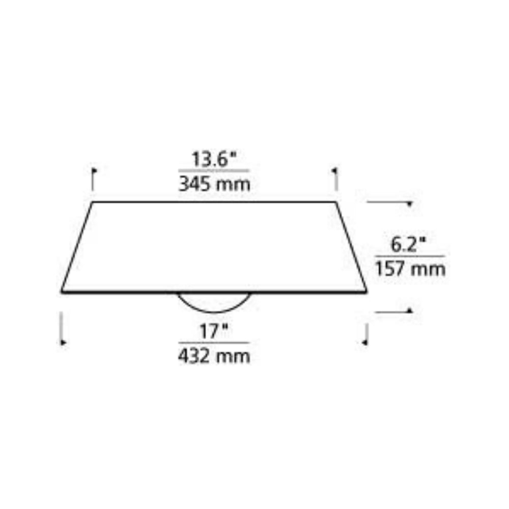 Joni 17-inch LED Flush Mount Ceiling Light by Visual & Comfort & Co