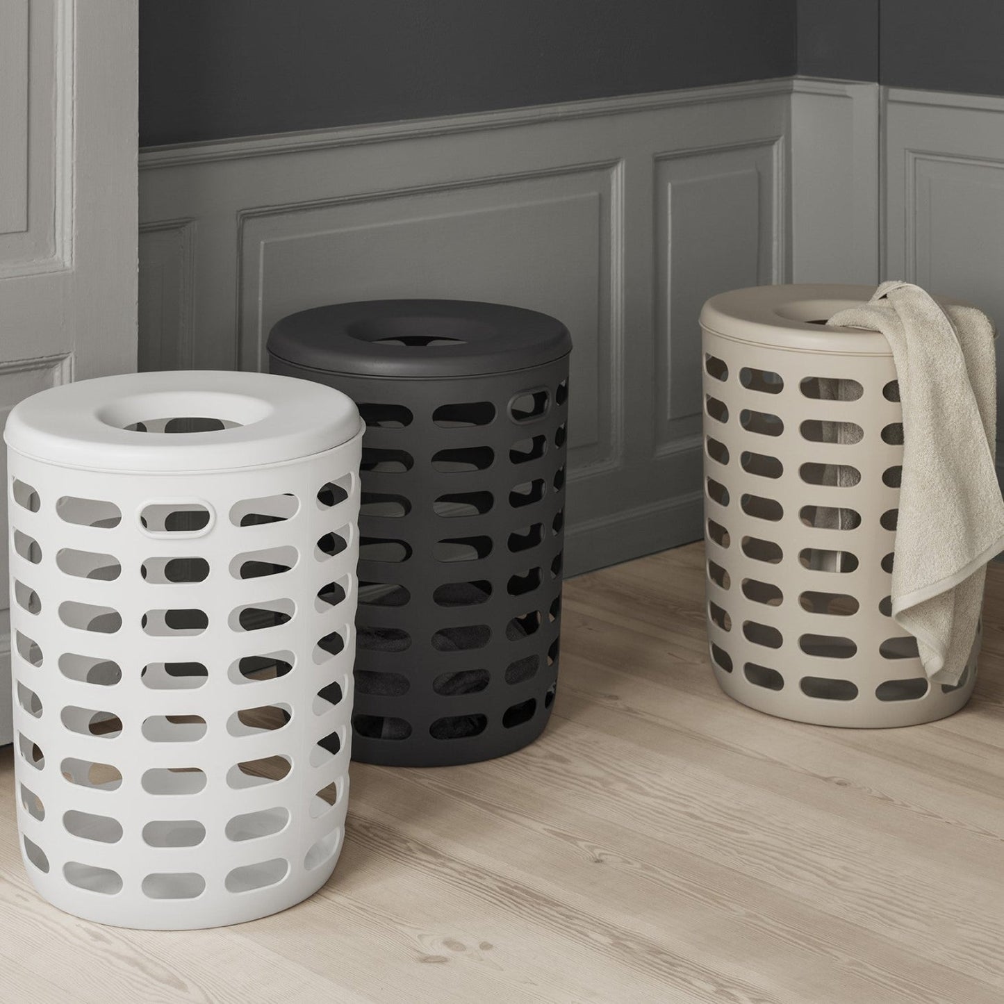 Korie Laundry Basket Lid Blomus 65479