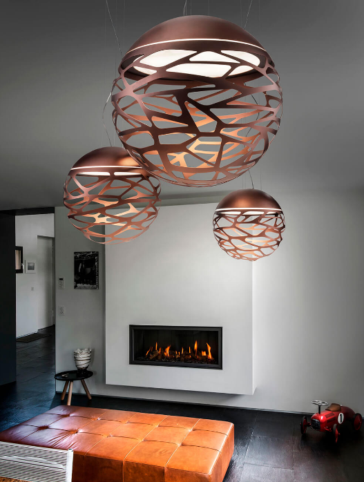 Kelly Small Sphere Pendant Light by Lodes