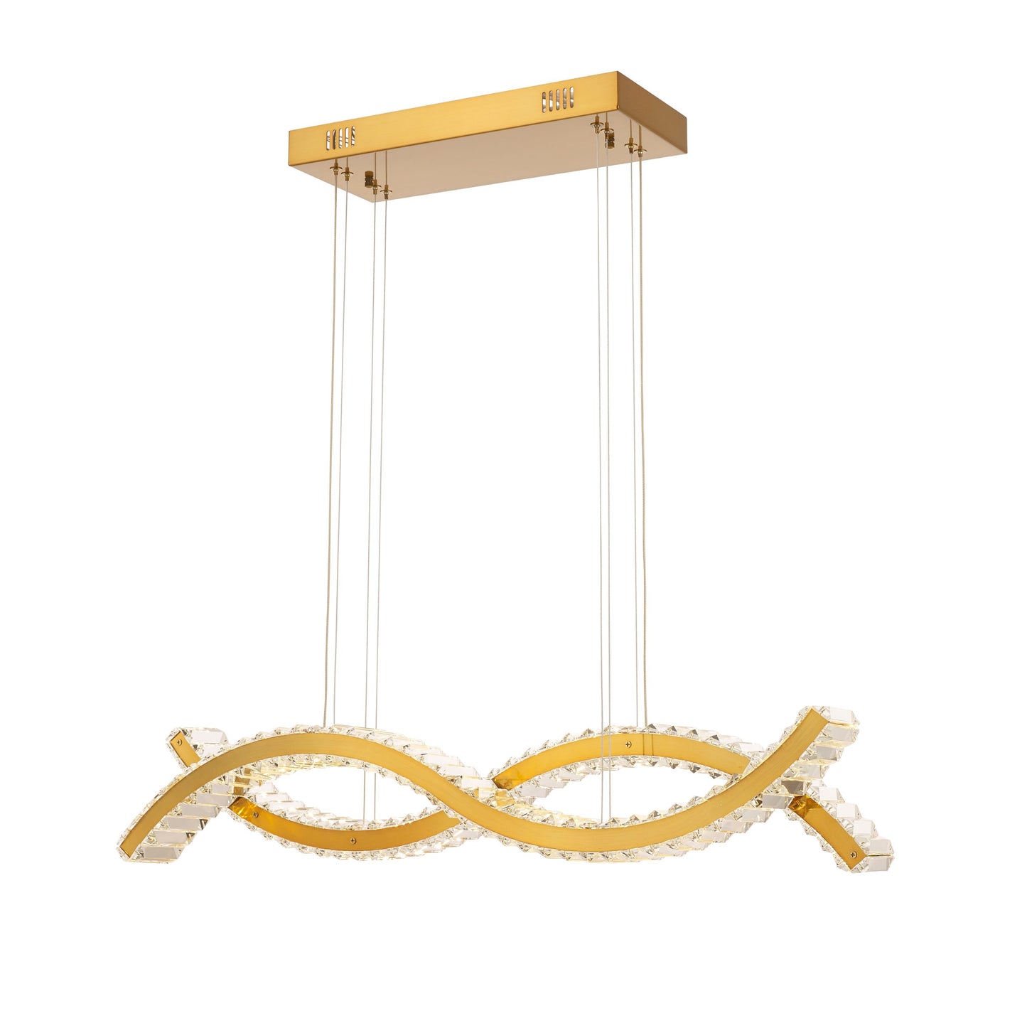 LED Pendant in Antique Brass LD0232AB by StarFire Crystal