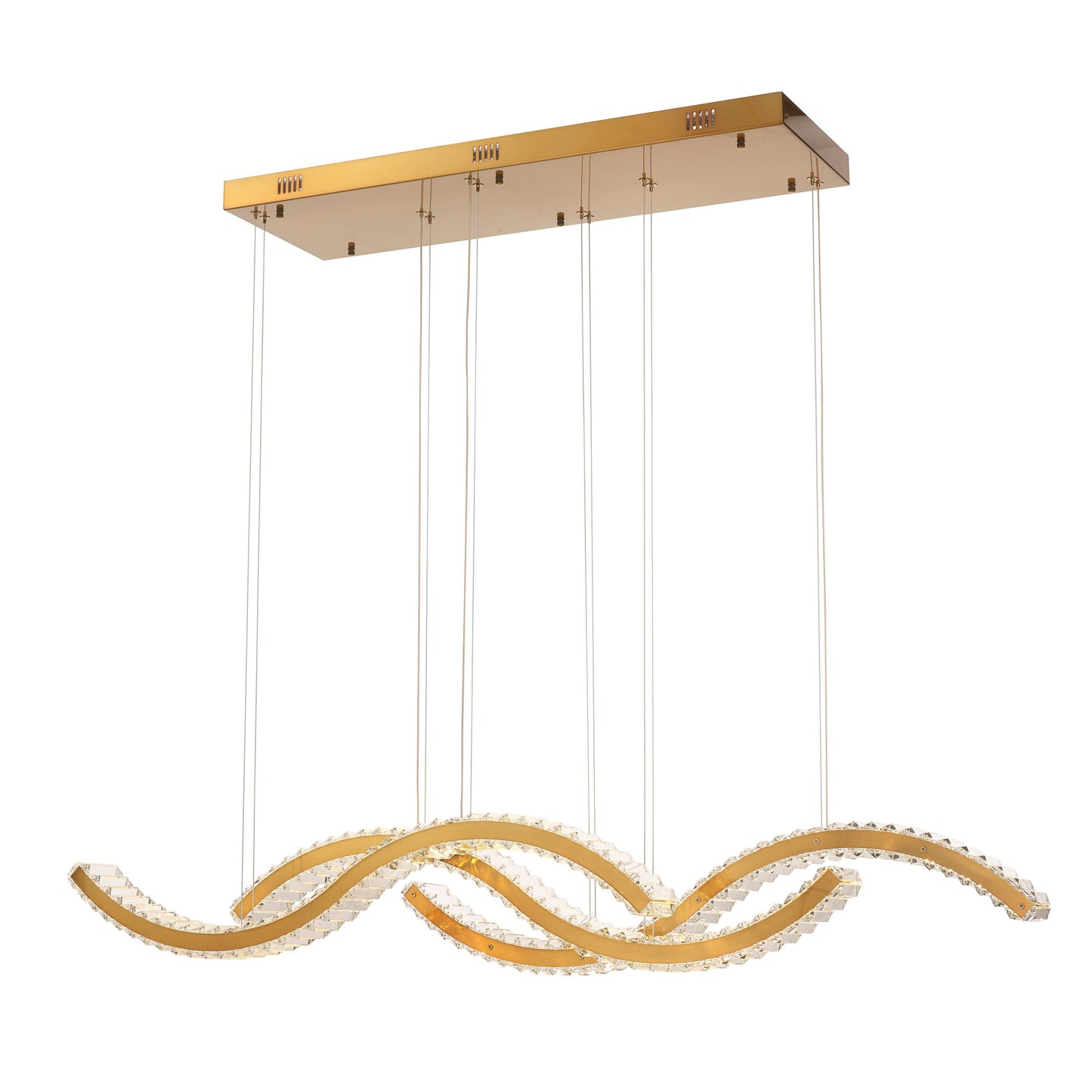 LED Pendant in Antique Brass LD0247AB by StarFire Crystal