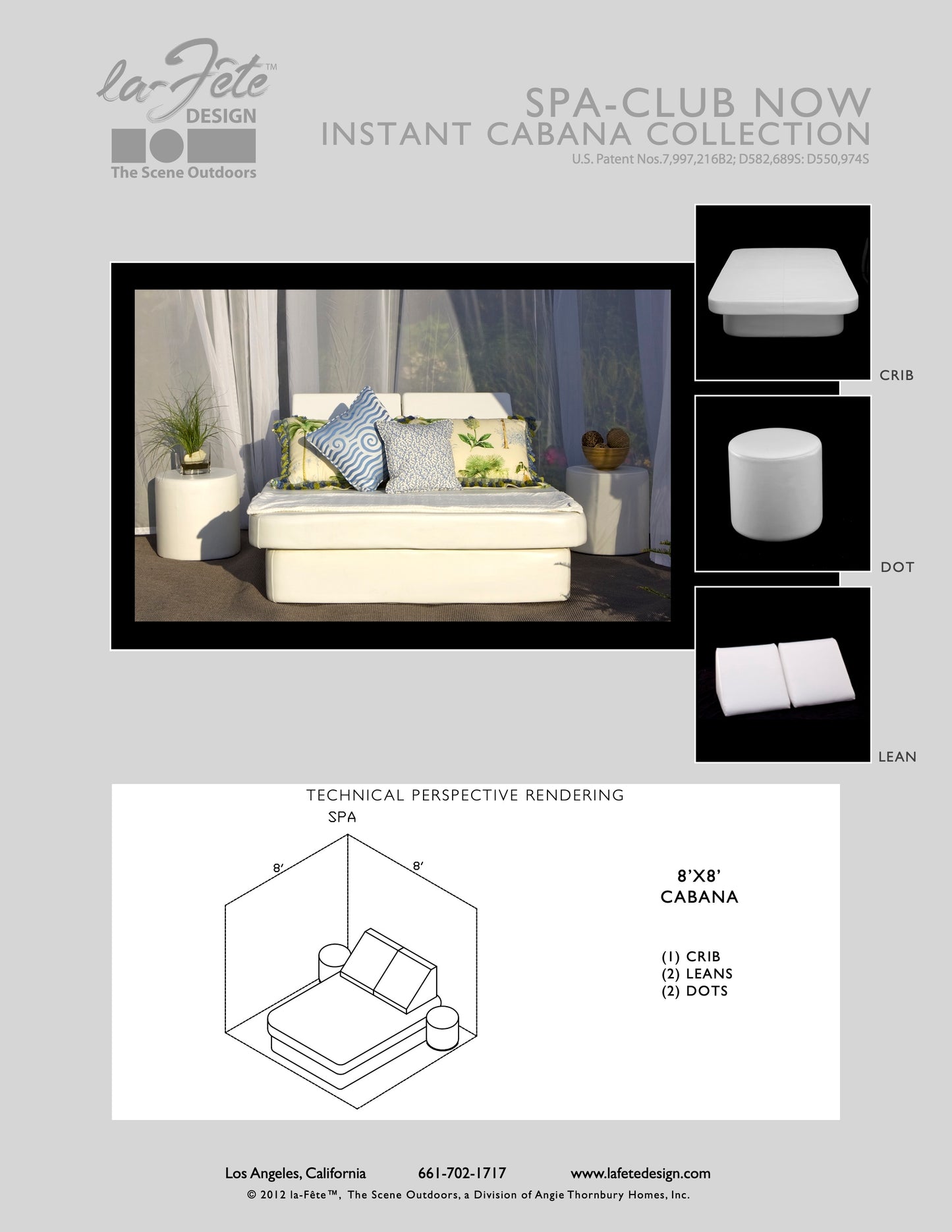 La-Fete Design Spa-Club Now Instant Cabana