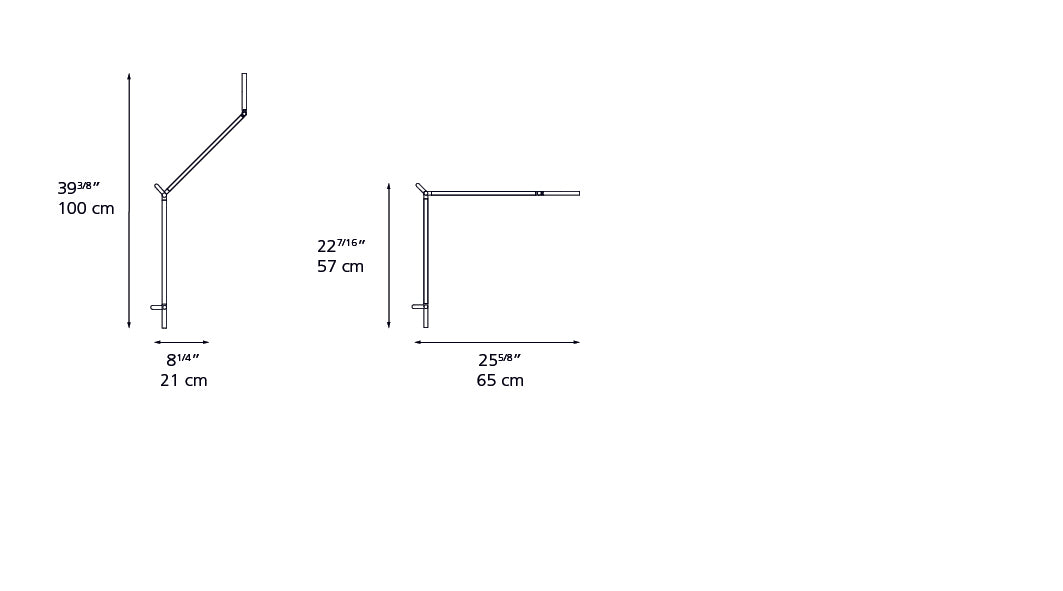 Artemide Demetra Table Body LED 2700K Grey 1734W18A