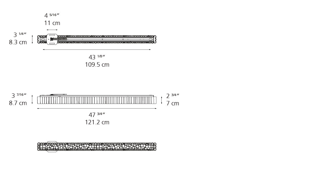 Artemide Calipso Ceiling Linear 120 LED 0220018ADIM
