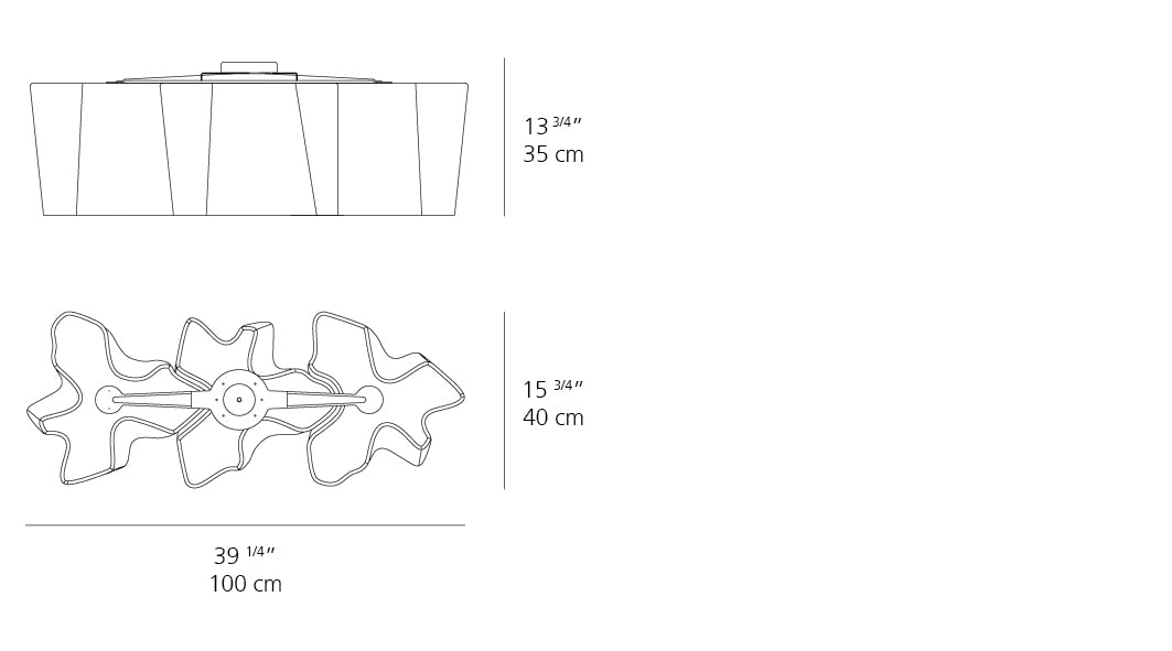 Artemide Logico Ceiling Triple Linear Grey/White 0459028A