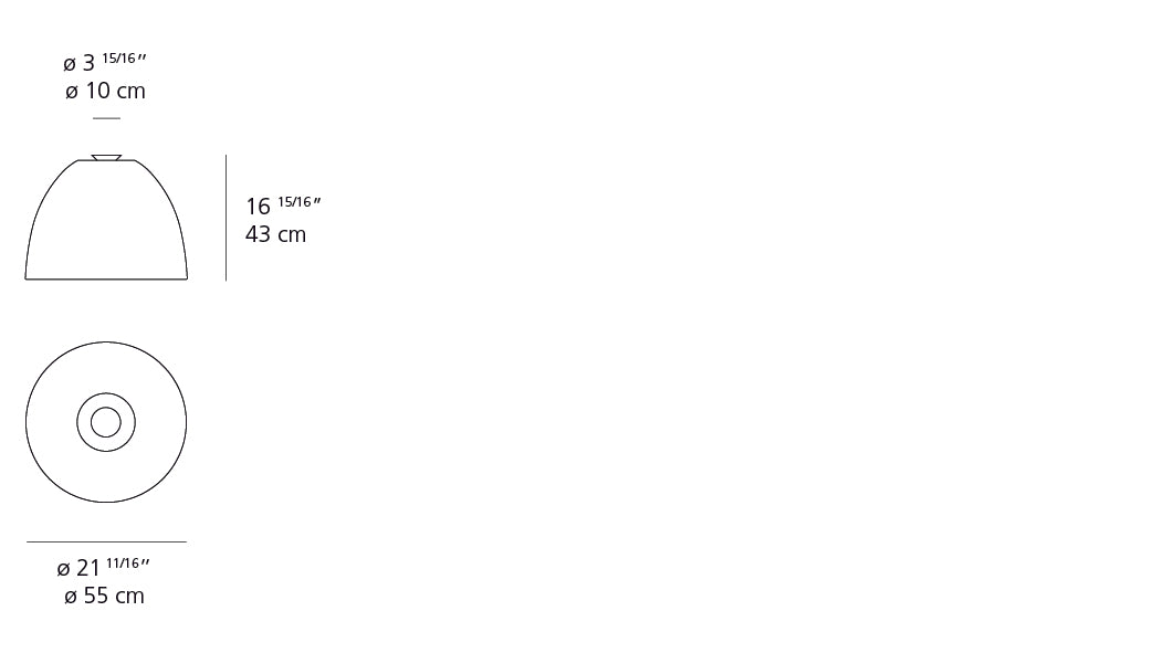 Artemide Nur Gloss Ceiling LED Grey A243698