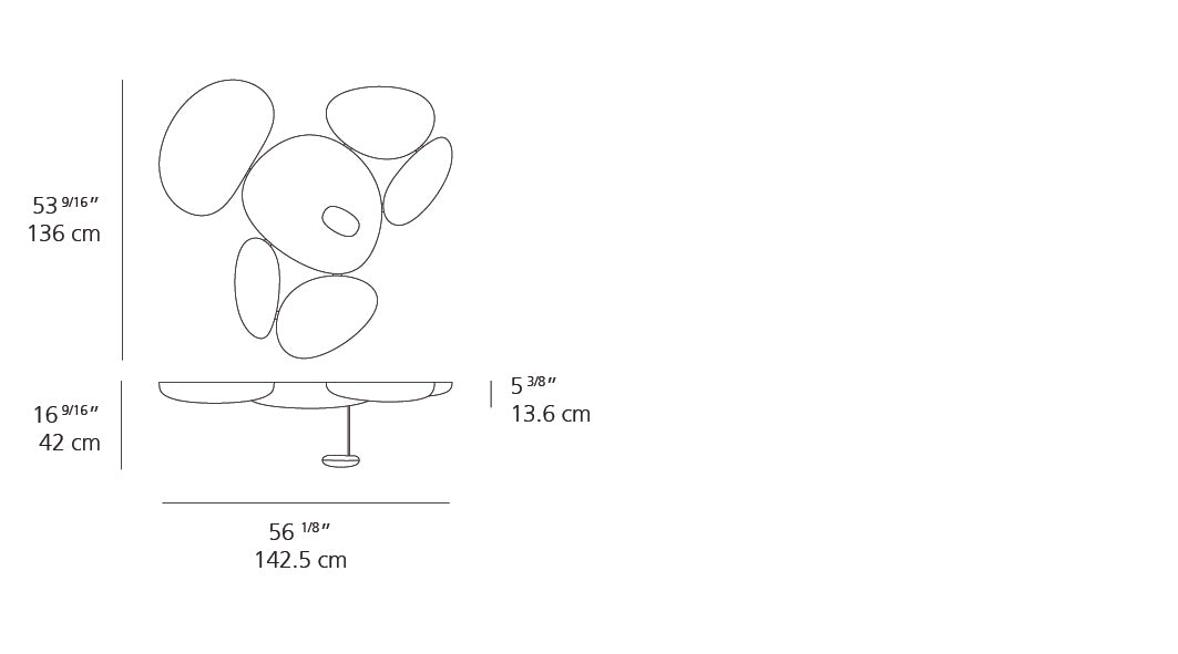 Artemide Skydro Ceiling LED 3000K 1245118A