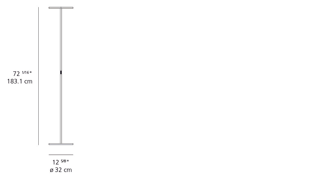 Artemide Athena Floor LED 2700K White 1833W25A