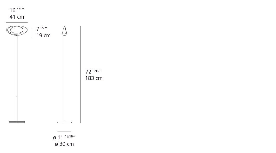 Artemide Cabildo Floor LED 2700K 1180W15A
