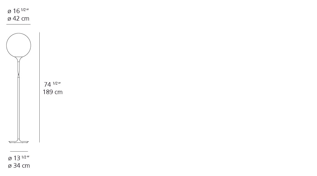 Artemide Castore 42 Floor 1054015A