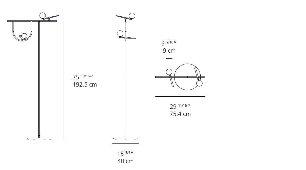 Artemide Yanzi Floor LED 1102018A