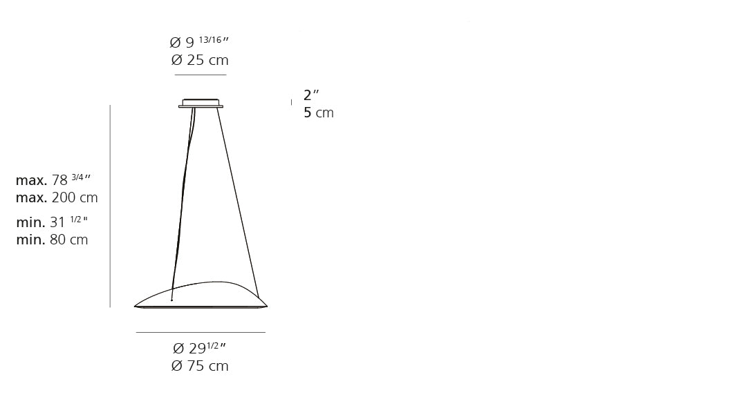 Artemide Ameluna Suspension LED 1401018A