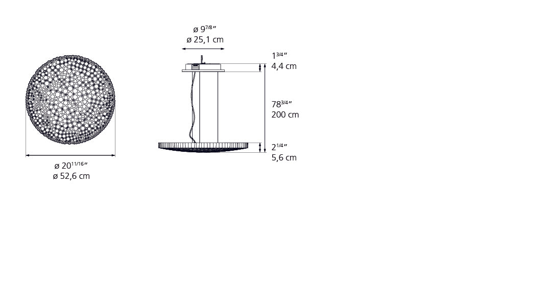Artemide Calipso Suspension LED 2700K 0213W18A