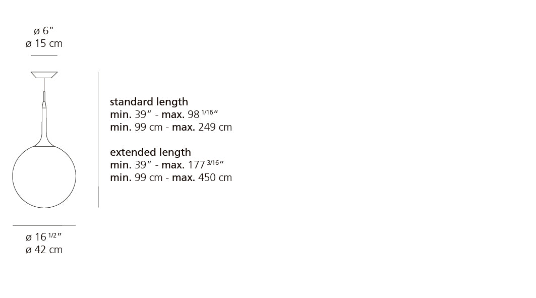 Artemide Castore 42 Suspension CAS1045