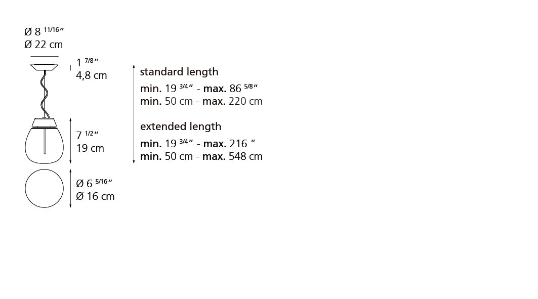 Artemide Empatia 16 Suspension LED 1815118A