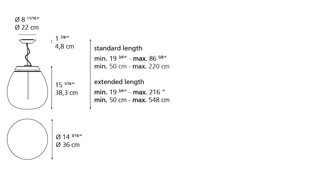 Artemide Empatia 36 Suspension LED 1823118A