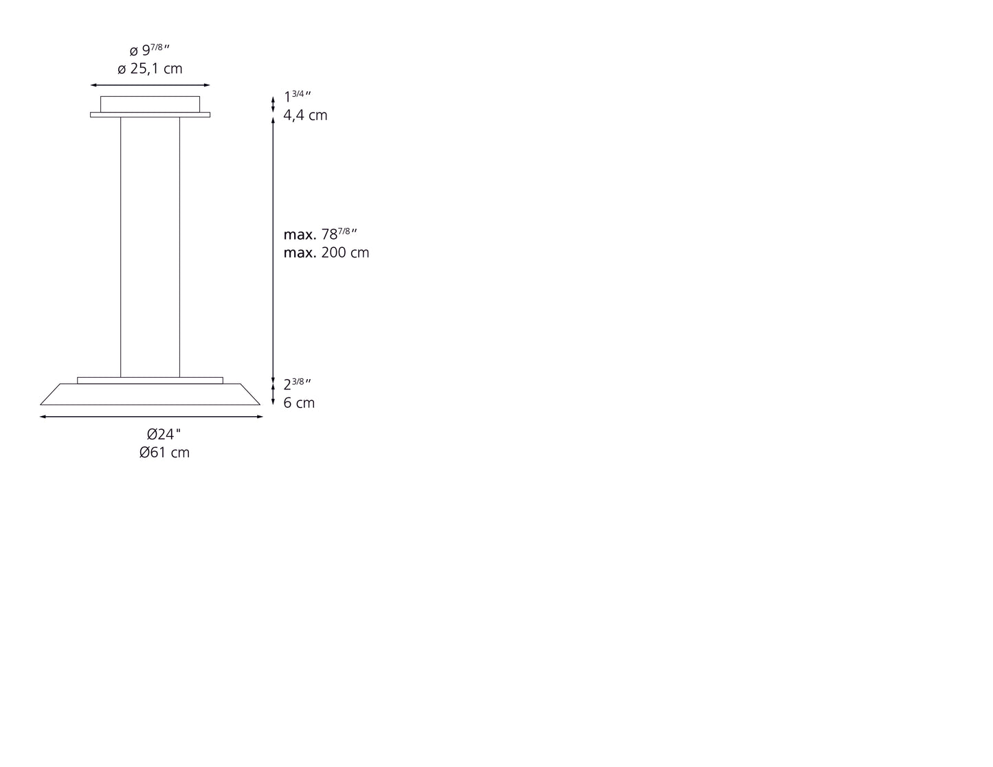 Artemide Febe Suspension LED 3000K White 0242008A
