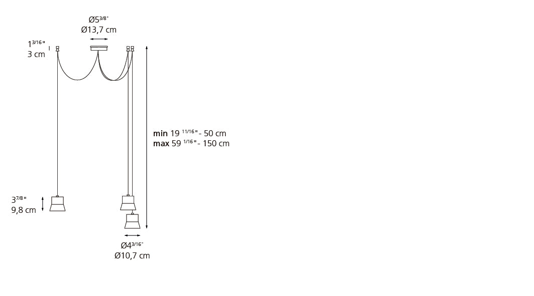 Artemide Gio Suspension Cluster LED 0232028A