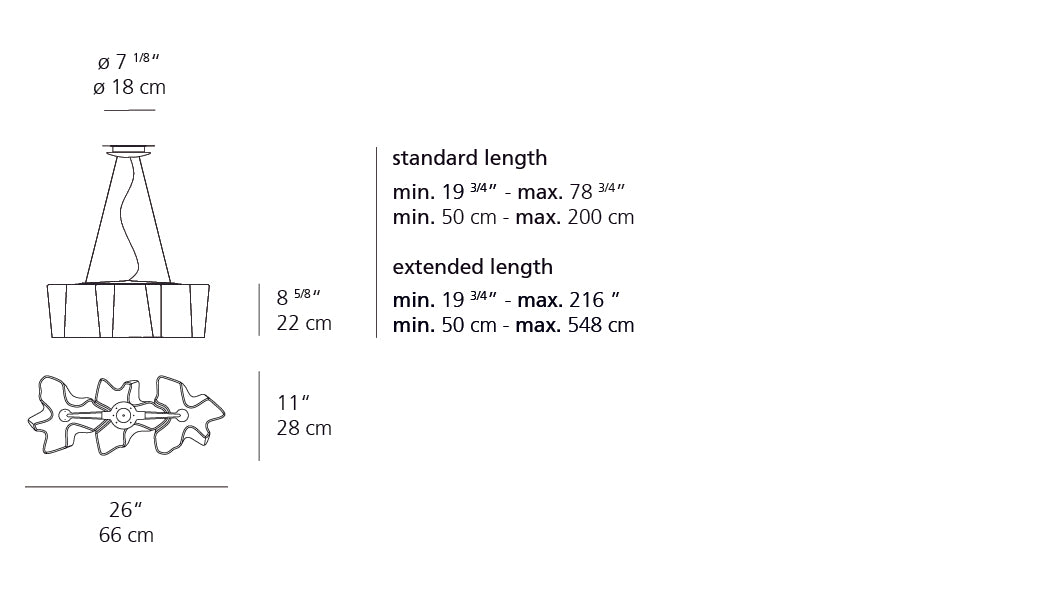 Artemide Logico Mini Suspension Triple Linear Grey/Smoke 0697018A
