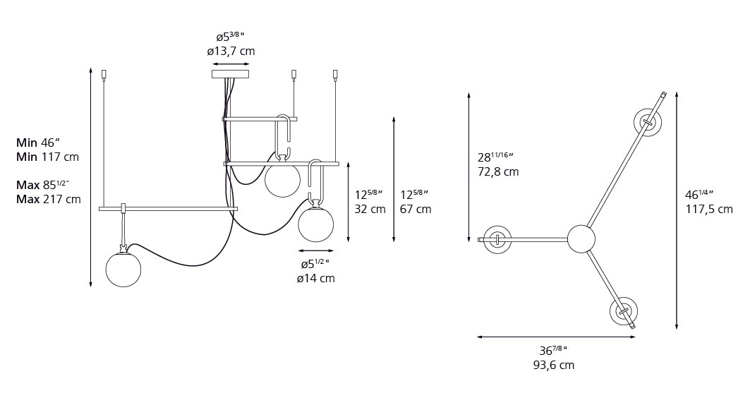 Artemide NH S3 14 Suspension LED 1276018A