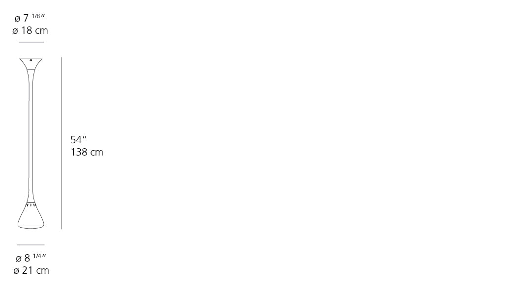 Artemide Pipe Suspension LED 0672W18A