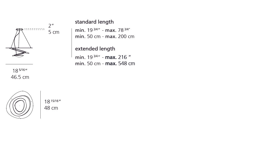 Artemide Pirce Micro Suspension LED 3000K White 1249018A