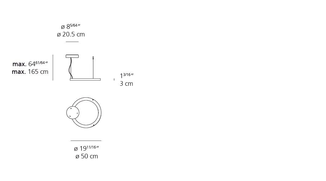 Artemide Ripple 50 Suspension LED 2060018A
