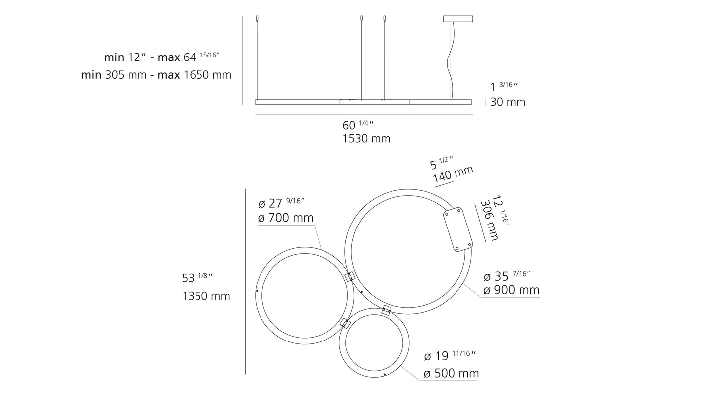 Artemide Ripple Cluster Suspension LED 2063018A