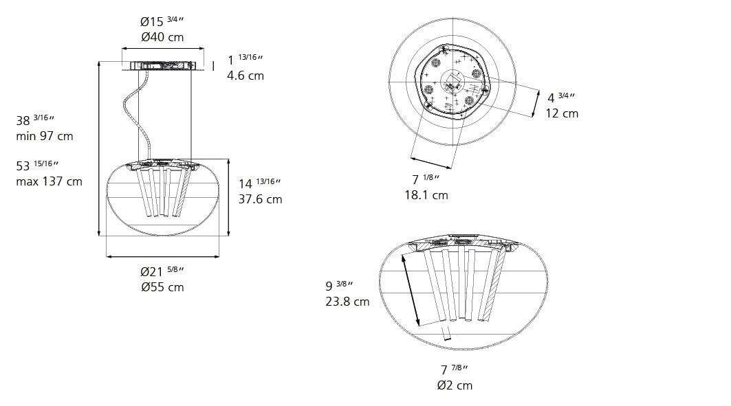 Artemide Spectral Light Suspension LED 0341015A