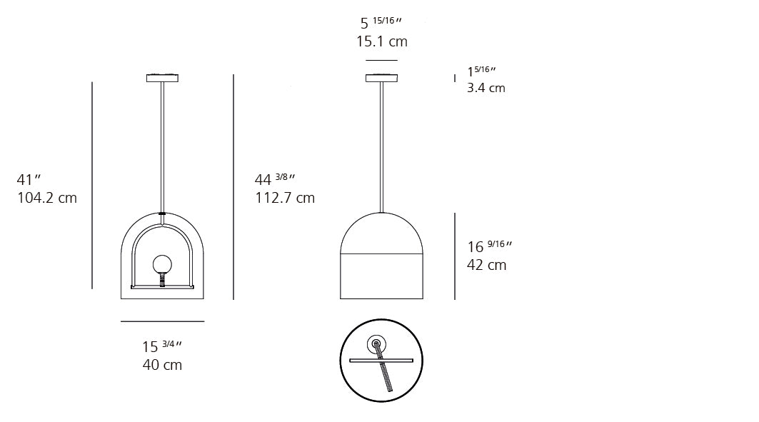 Artemide Yanzi Suspension LED 1103018A