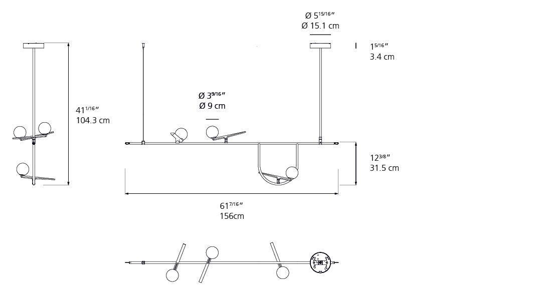 Artemide Yanzi Suspension S1 LED 1104018A