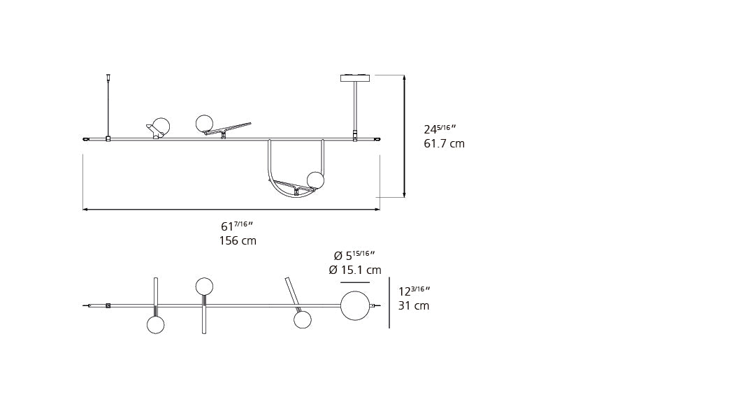 Artemide Yanzi Suspension SC1 LED 1106018A