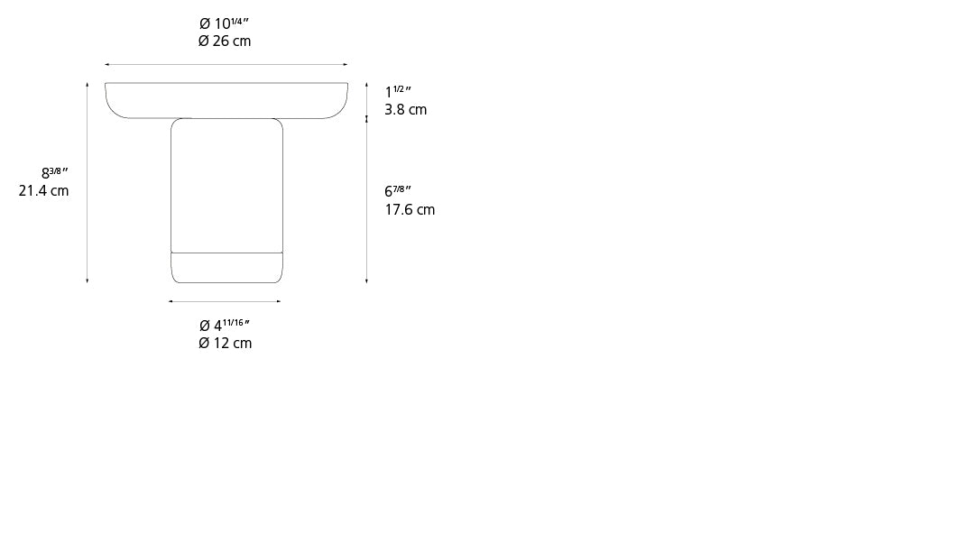 Artemide Bonta with Red Plate 0150145A