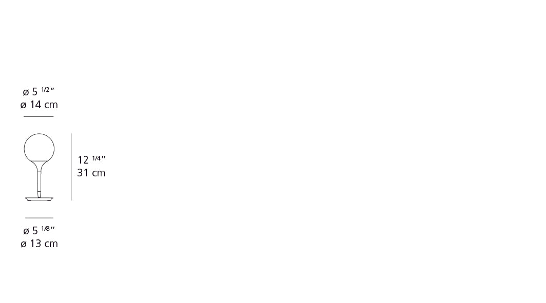 Artemide Castore 14 Table 1044115A