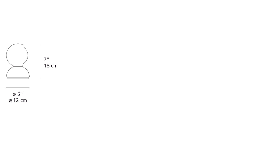 Artemide Eclisse Table White 0028018A