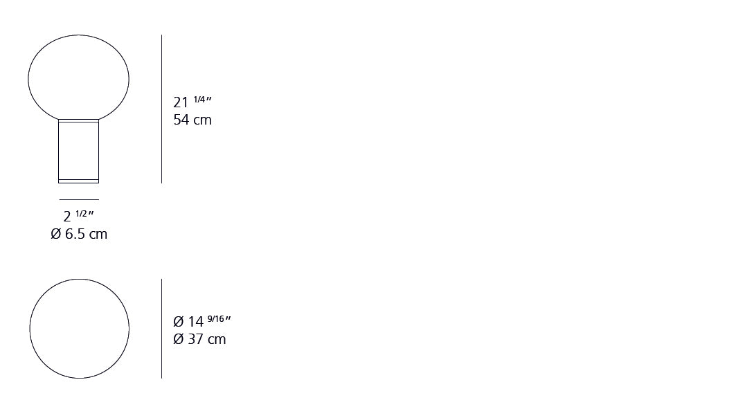 Artemide Laguna 37 Table Bronze 1809168A