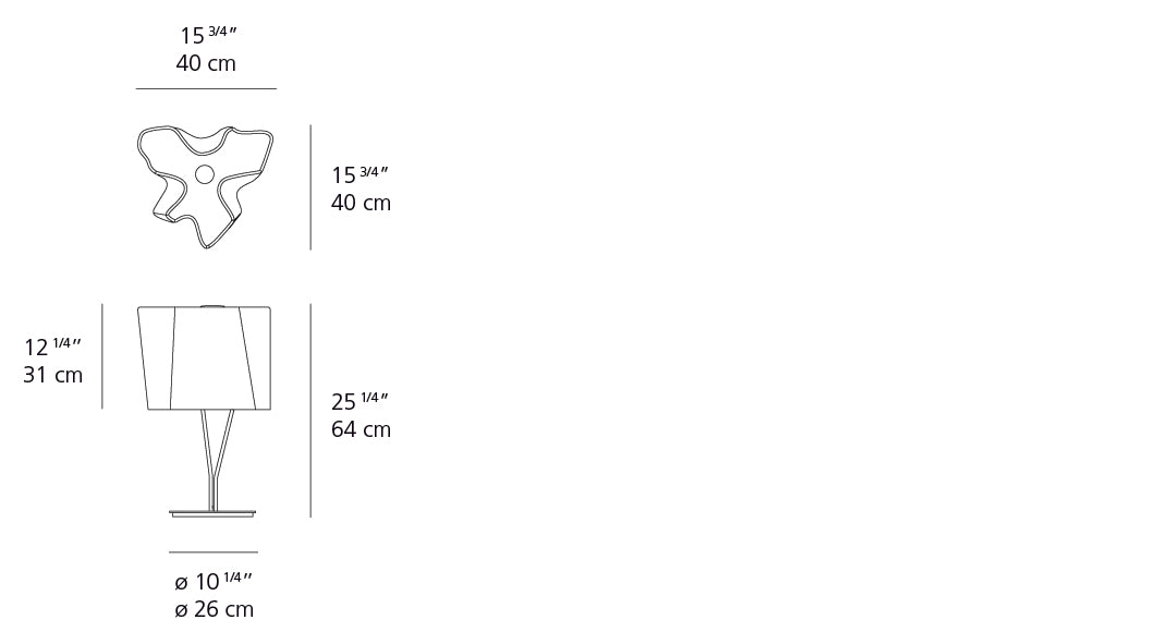 Artemide Logico Table Grey/White 0457025A