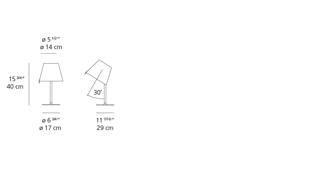 Artemide Melampo Mini Table Grey 0710018A