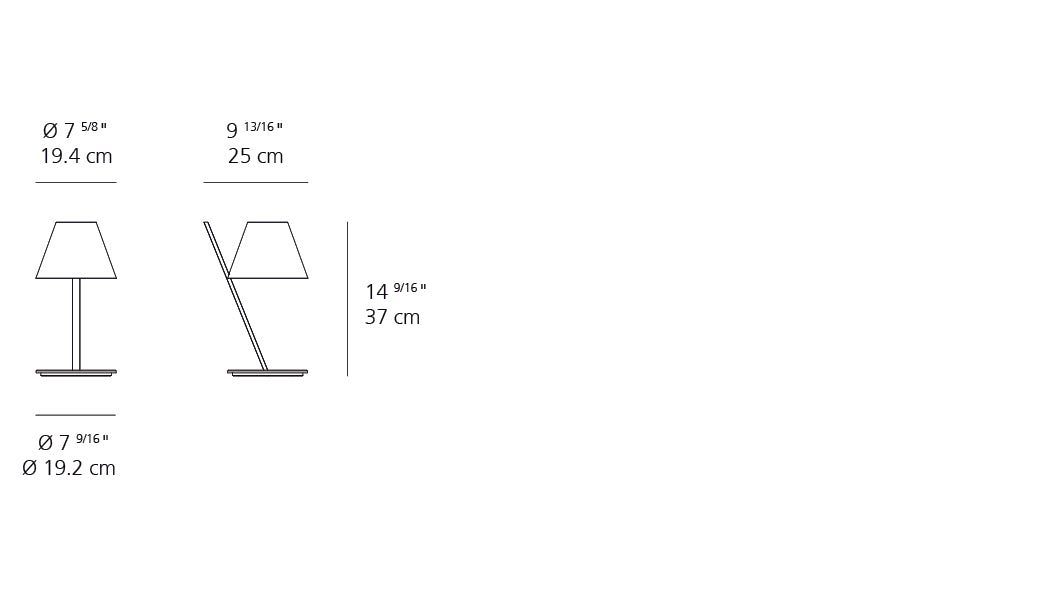 Artemide La Petite Table White 1751028A