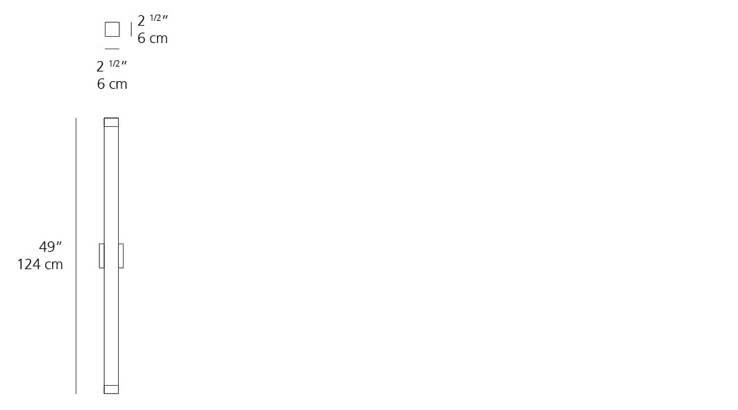 Artemide 2.5 Square Strip 49 LED 3000K RD904L93006A