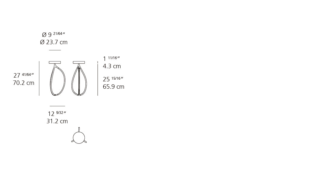 Artemide Arrival 70 Ceiling LED Brass 1554018A