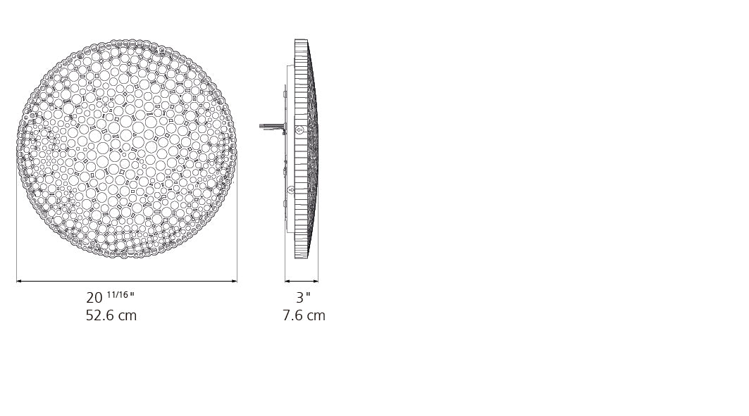 Artemide Calipso Wall/Ceiling LED 3000K 0210018A
