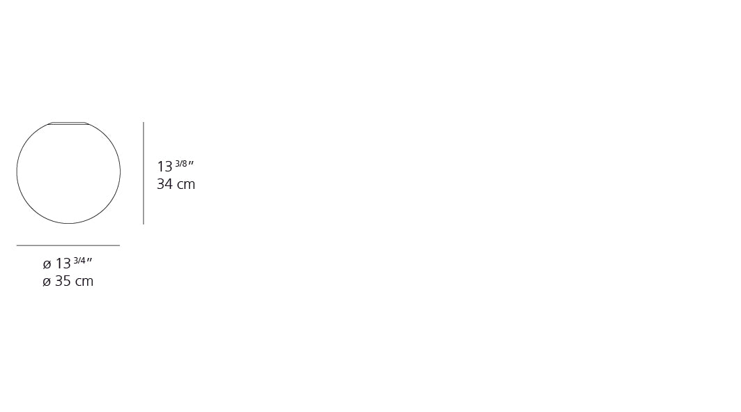 Artemide Dioscuri 35 Wall/Ceiling 0116018A