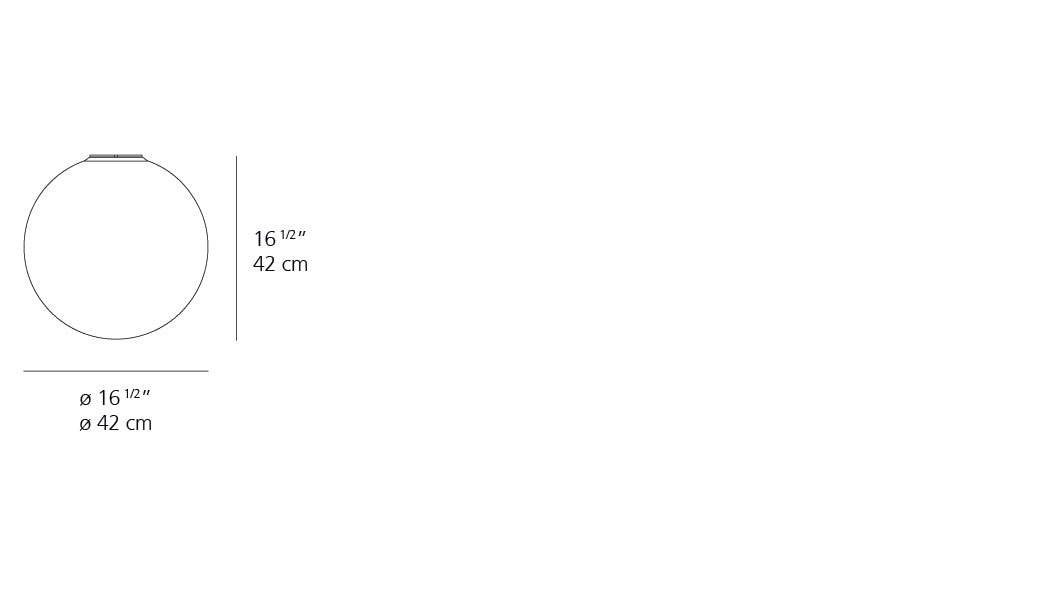 Artemide Dioscuri 42 Wall/Ceiling 0117018A