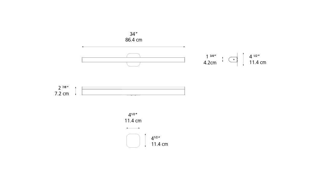 Artemide Ledbar Wall/Ceiling 3Ft Round 3000K RD2LB3R93006A