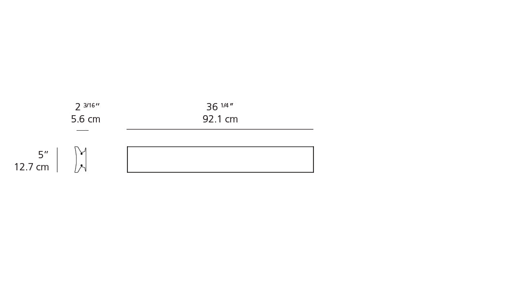 Artemide Lineacurve 36 Dual LED 3000K Anthracite RDLC3B93006AN