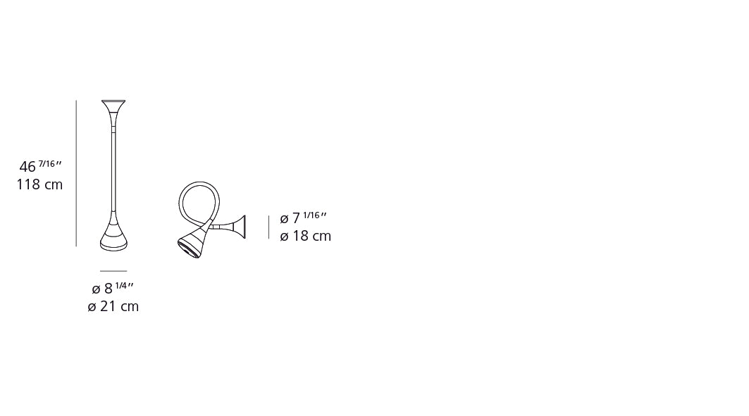 Artemide Pipe Wall/Ceiling LED 0671W18A