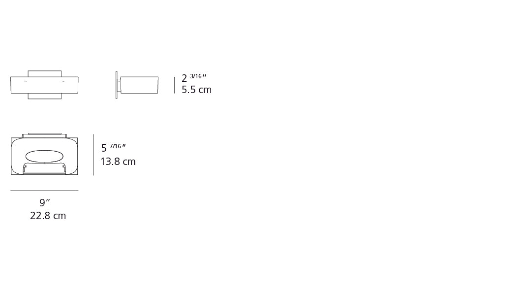 Artemide Melete Wall LED 3000K White 1633018A